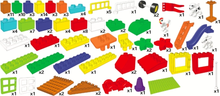 Saderīgs ar LEGO DUPLO un JUNIOR