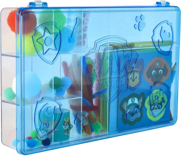 Izturīgs plastmasas koferītis ar pārskatāmiem nodalījumiem