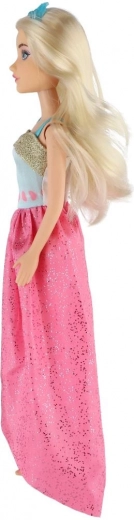 Long blonde hair with accessories