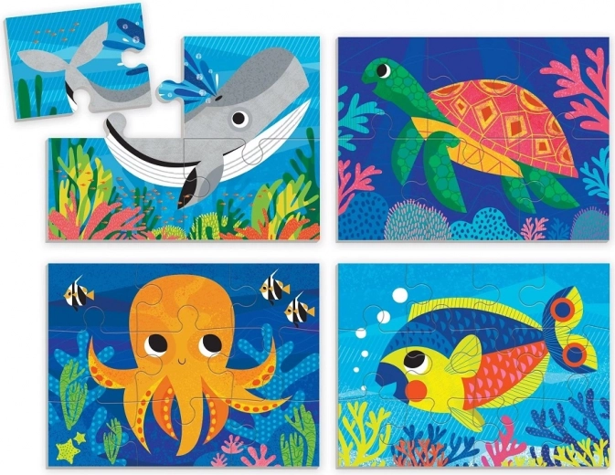 Adorable ocean friends