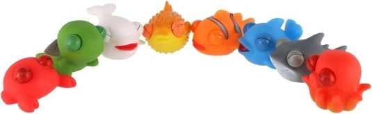 Dažādu mīlīgu jūras radību izlase