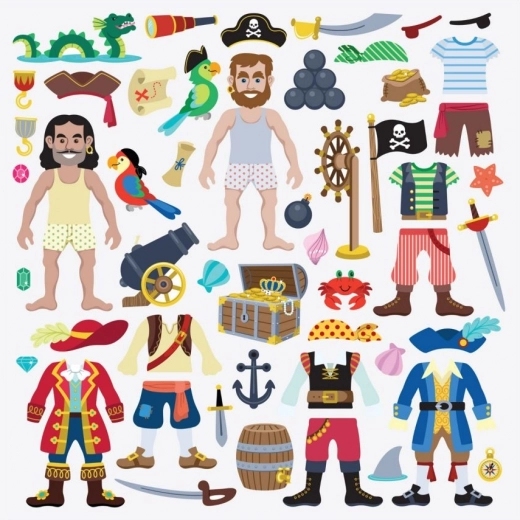 Bagātīgi pirātu motīvi