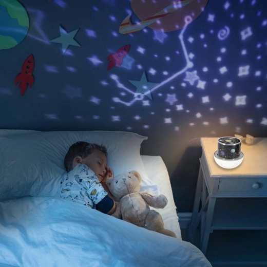 Peaceful falling asleep with gentle projection