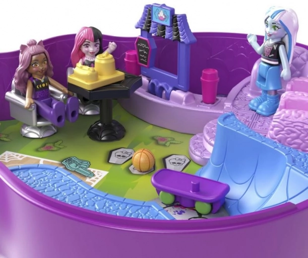 Divstāvu skola un skeitparks