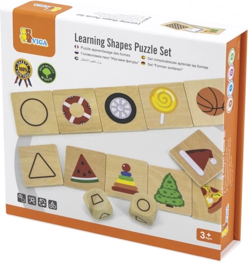 Krāsaina rotaļlieta formu apgūšanai