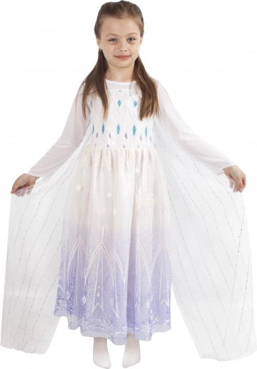 Sparkling bodice and train