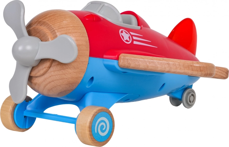 Drošs un izturīgs koka un plastmasas izpildījums