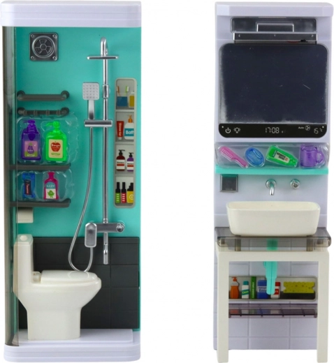 Complete bathroom setup