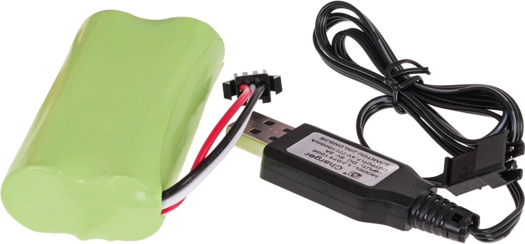 Uzlādējama 7,4 V barošana ar USB