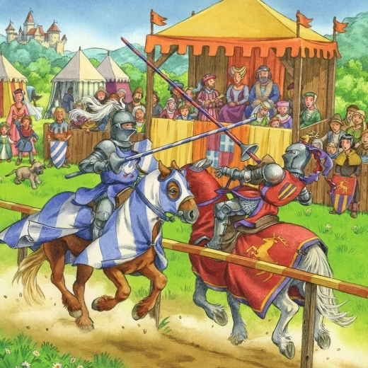 Exciting knight tournament