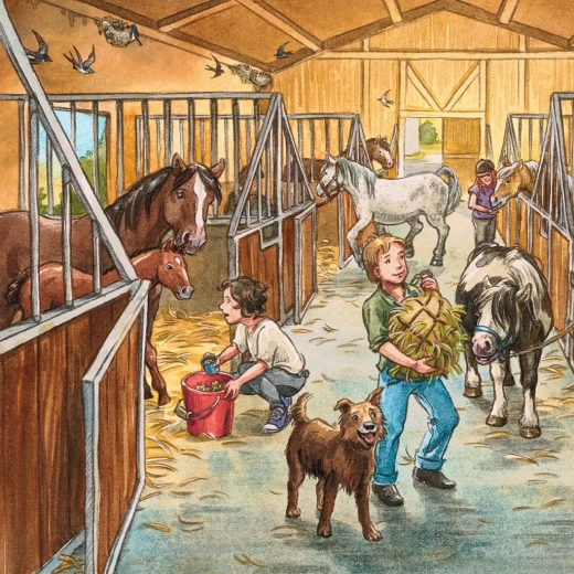 RAVENSBURGER kvalitāte vieglai likšanai