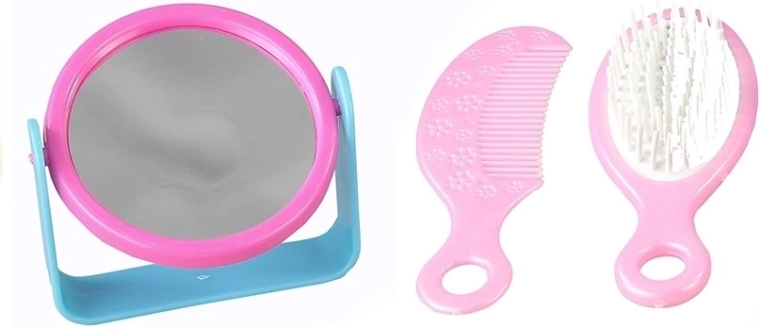 Spogulītis, birste un ķemme ikdienas stilam