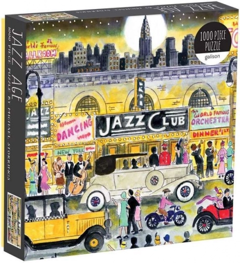 Atmosphere of jazz-era New York