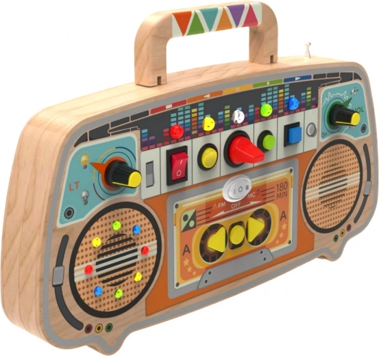 Interaktīvs LED panelis un vadības elementi