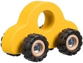 Quiet, smooth ride on rubber wheels