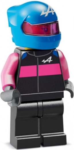 Atverams kokpits ar pilota minifigūru