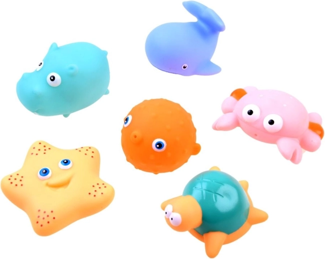 Gumijas dzīvnieciņi ar mini strūklaku