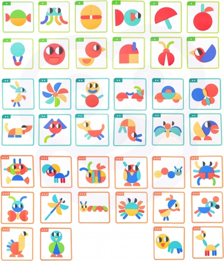 40 paraugi 3 grūtības līmeņos