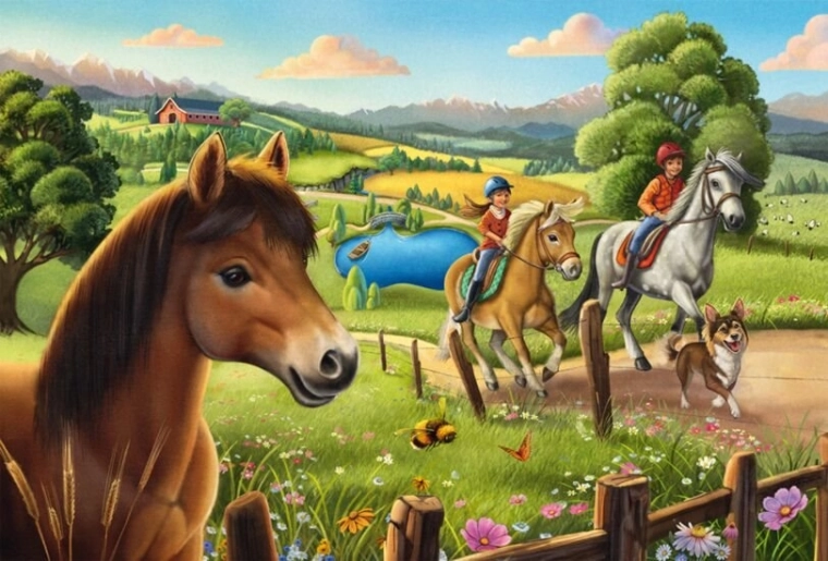 A magical ride through the countryside