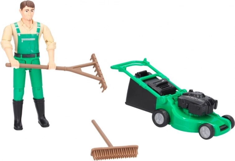 Locīta dārznieka figūriņa