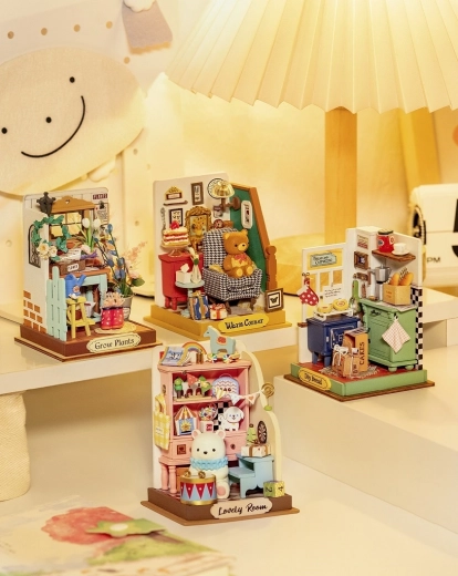 Apburošs mini dārzs kā dekors