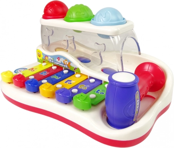 Ball-track fun for motor skill development