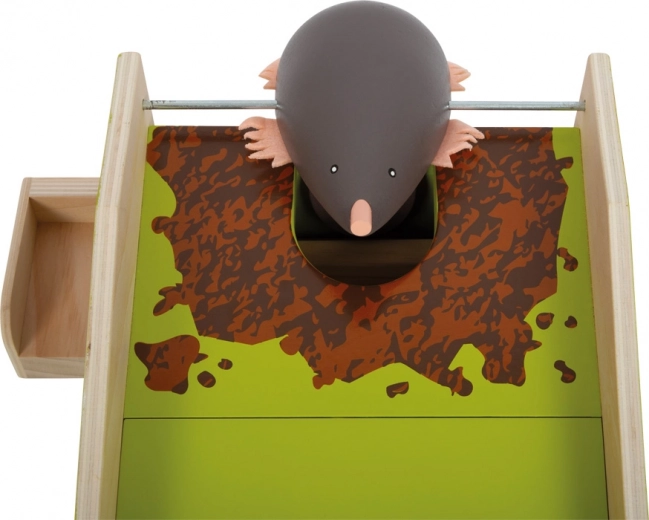 Interaktīvs Kurmītis, kurš apbalvo katru precīzu trāpījumu