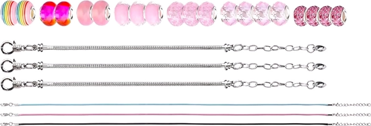 Plaša pērlīšu un charms piekariņu izvēle