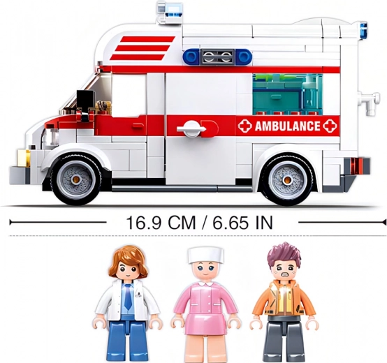 Reālistiska ātrās palīdzības automašīna dinamiskai glābšanai