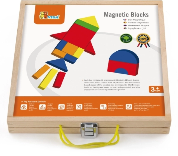 Divpusēja magnētiskā tāfele koferītī