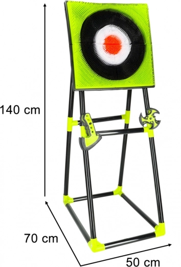 Liels mērķa laukums ar bullseye