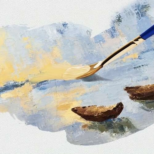 Lieliski piemērots akrilam, eļļai un tekstūrām