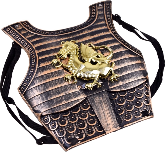 Iespaidīgas bruņas ar pūķa emblēmu