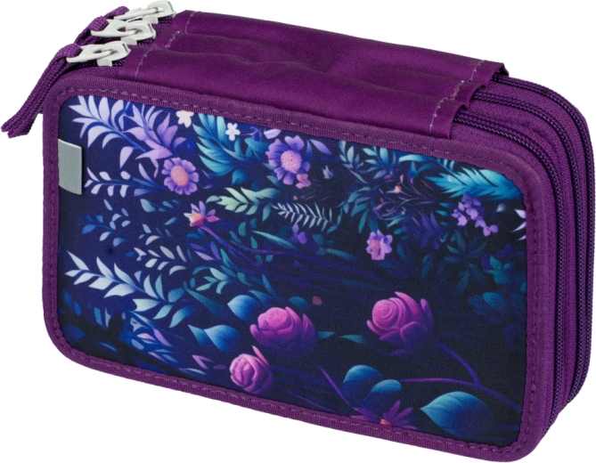 Three zipper compartments