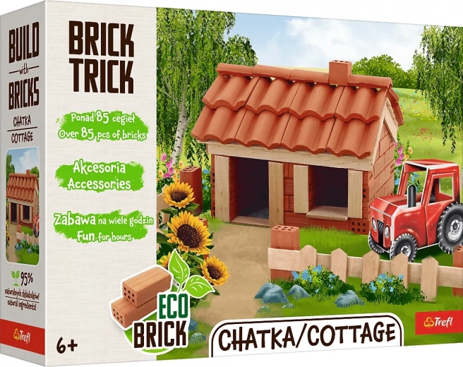 Building with real mini bricks