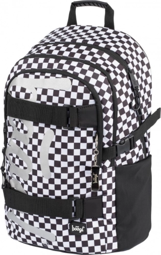 Ergonomic backpack with 3 compartments and a pocket for a 15