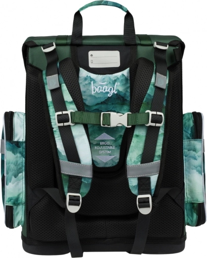 Ergonomiska aktovka ar regulējamu sistēmu