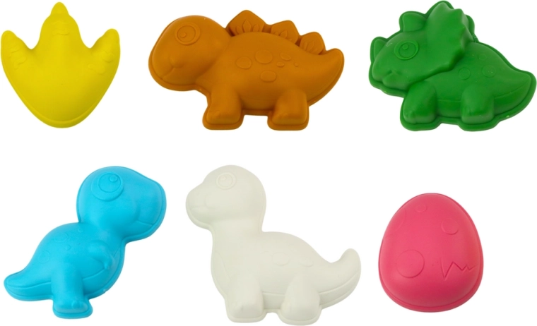 6 dinozauru formiņas radošai izklaidei