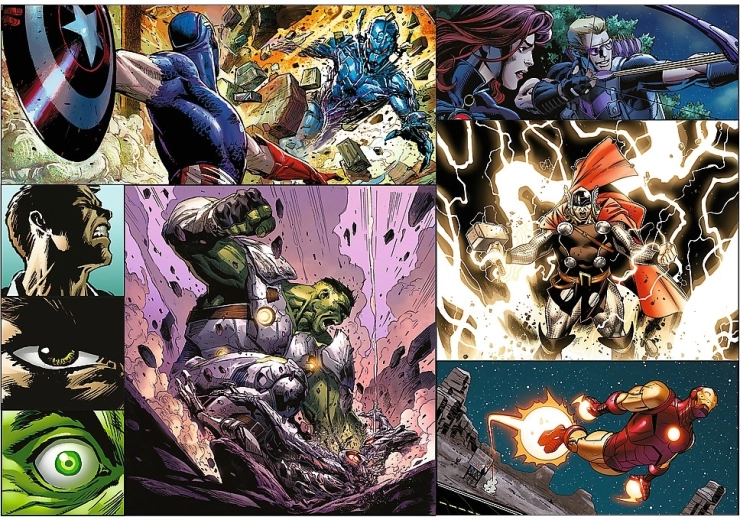 Košas komiksu ilustrācijas