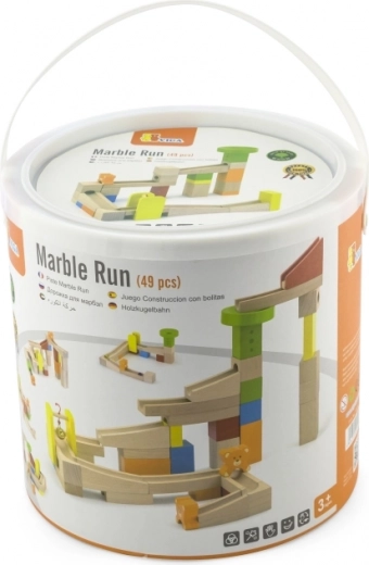 Practical packaging in a bucket with a handle