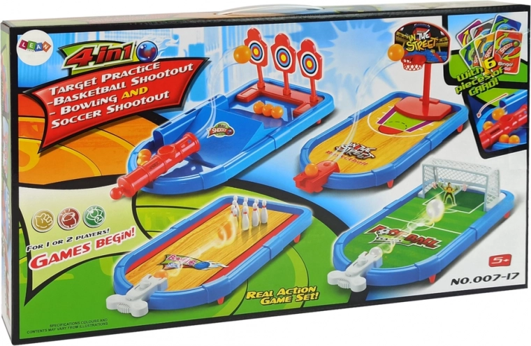 4 games in 1 – one set, endless fun