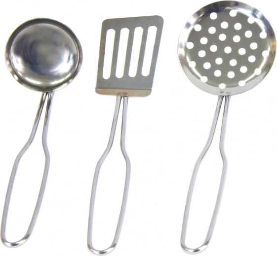 Pilns piederumu klāsts, tostarp virtuves cimds