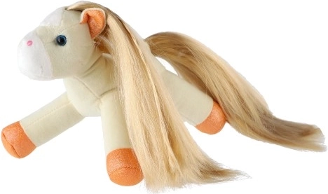 Izņemams zirgiņš ar garu krēpi