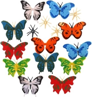 Košas krāsas un reālistiskas detaļas