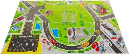 Pilnvērtīga pilsēta uz paklāja