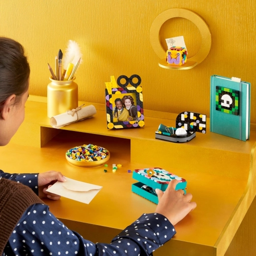 Practical desk organization