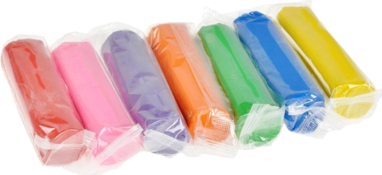 7 vibrant colors of modeling clay