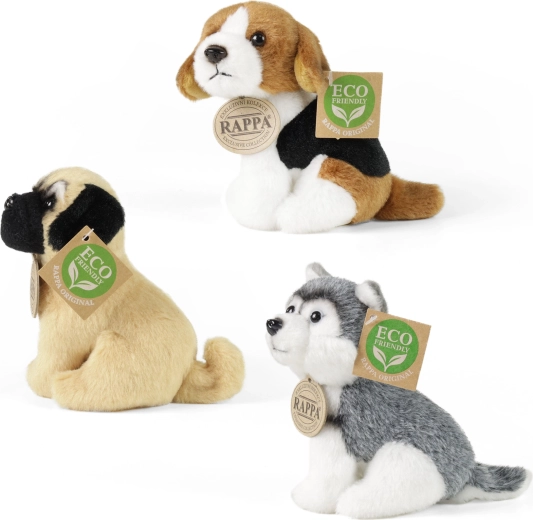 Reālistiskas šķirnes: Bígls, Mopsītis un Haskijs