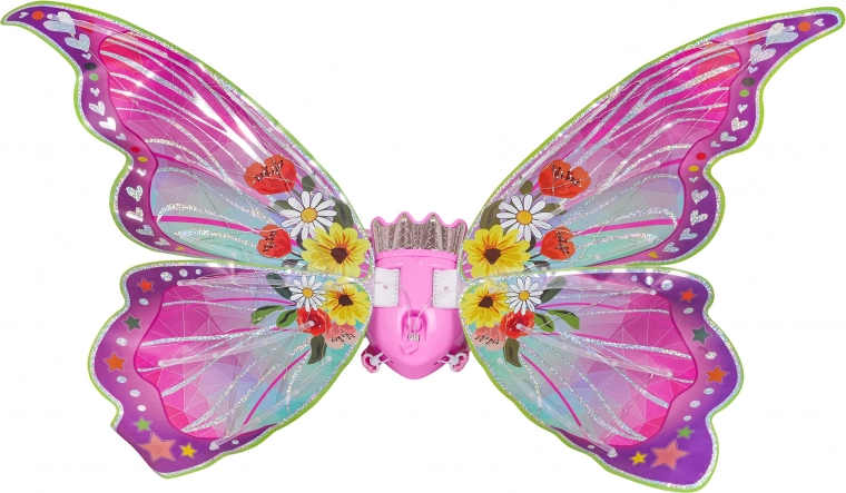 Mirdzoši tauriņa spārni ar vairākiem režīmiem