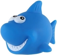 Spīdošs efekts ūdens rotaļu haizivij